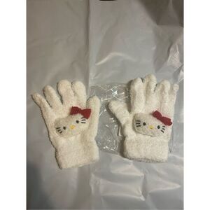 Hello Kitty Soft Plush Winter Gloves